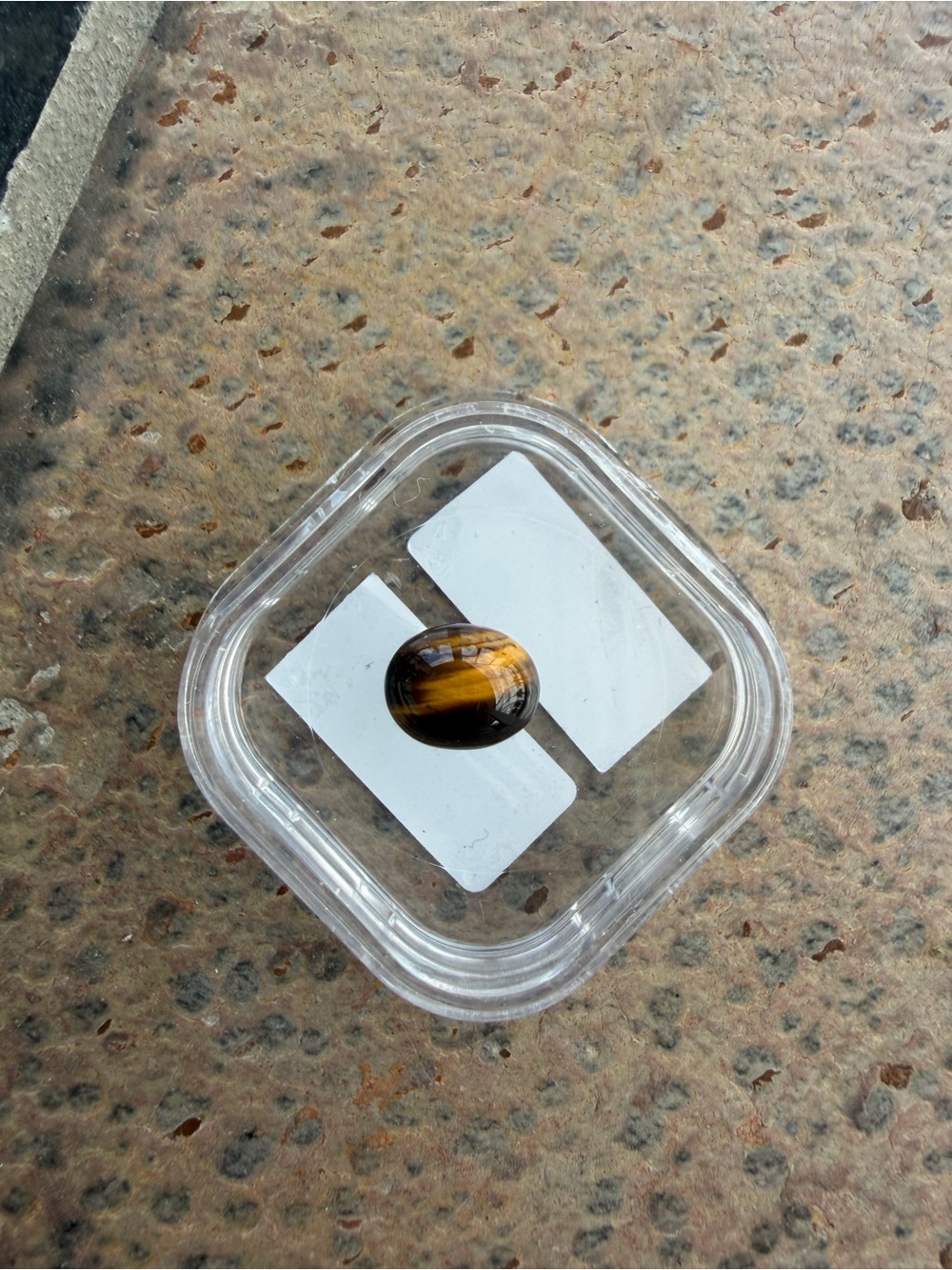 Polished Tiger's Eye Cabochon Gemstone - Brown and Gold 2.82 carats
